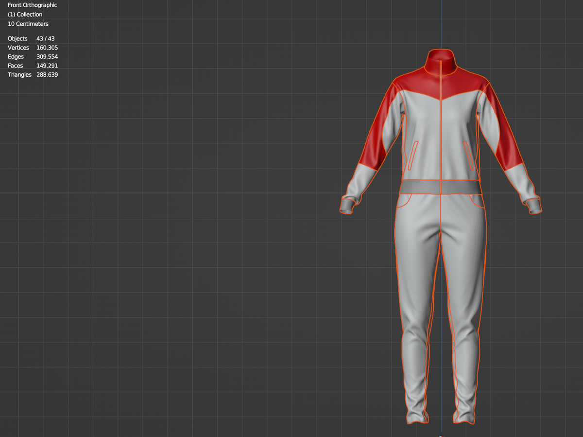 Women Active Wear 3d Model Marvelous Designer-Clo3d-fbx-obj-Zprj