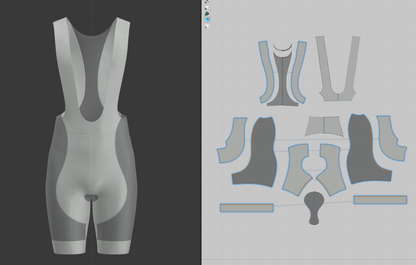 Men's Cycling Bib Shorts 3d Model Marvelous Designer-Clo3d-fbx-obj-Zprj