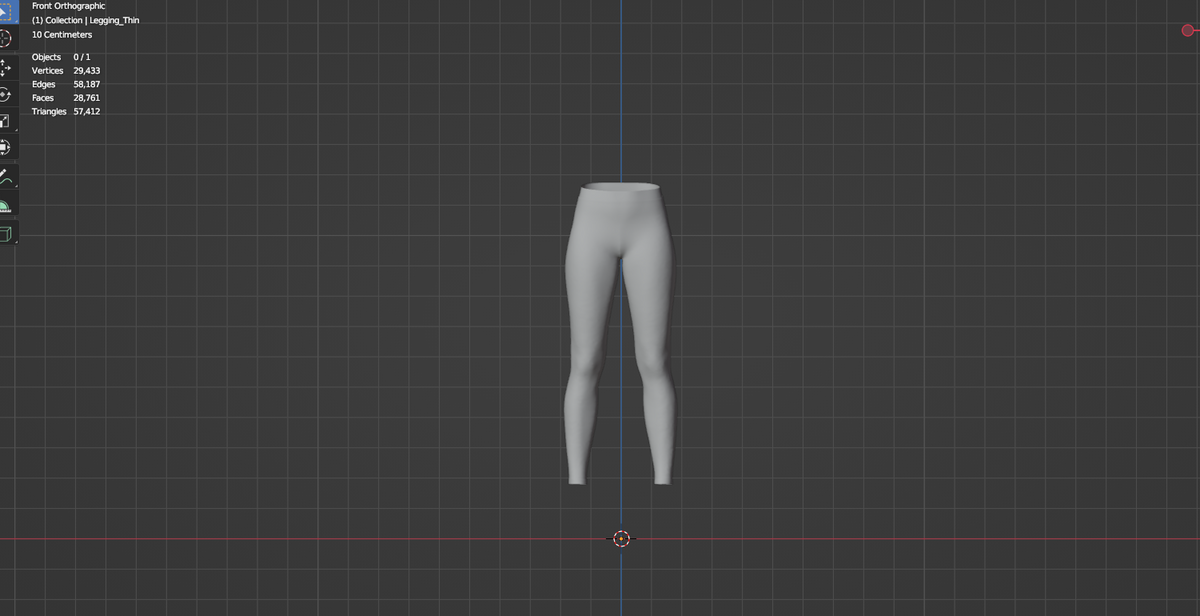 Women's Legging 3d Model Marvelous Designer-Clo3d-fbx-obj-Zprj