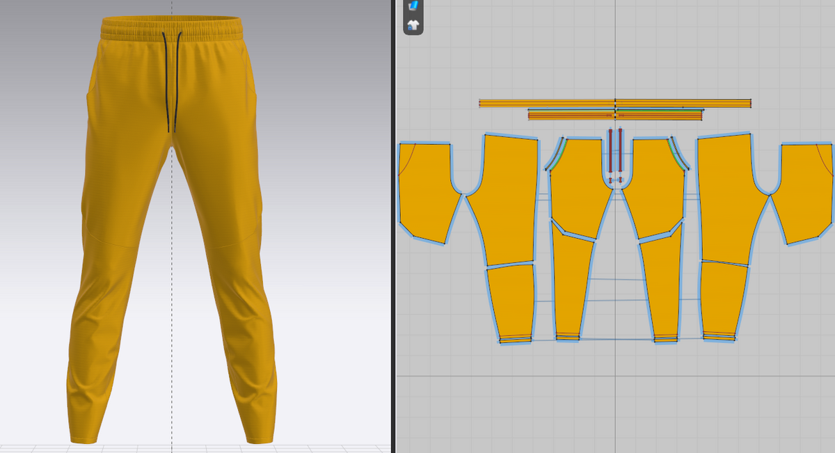 Men's Jogger 3d Model Marvelous Designer-Clo3d-fbx-obj-Zprj