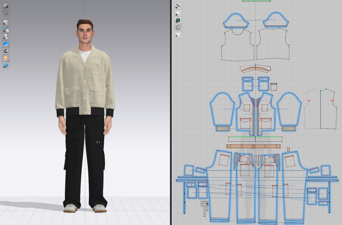 Male Outfit 3d Model Marvelous Designer-Clo3d-fbx-obj-Zprj