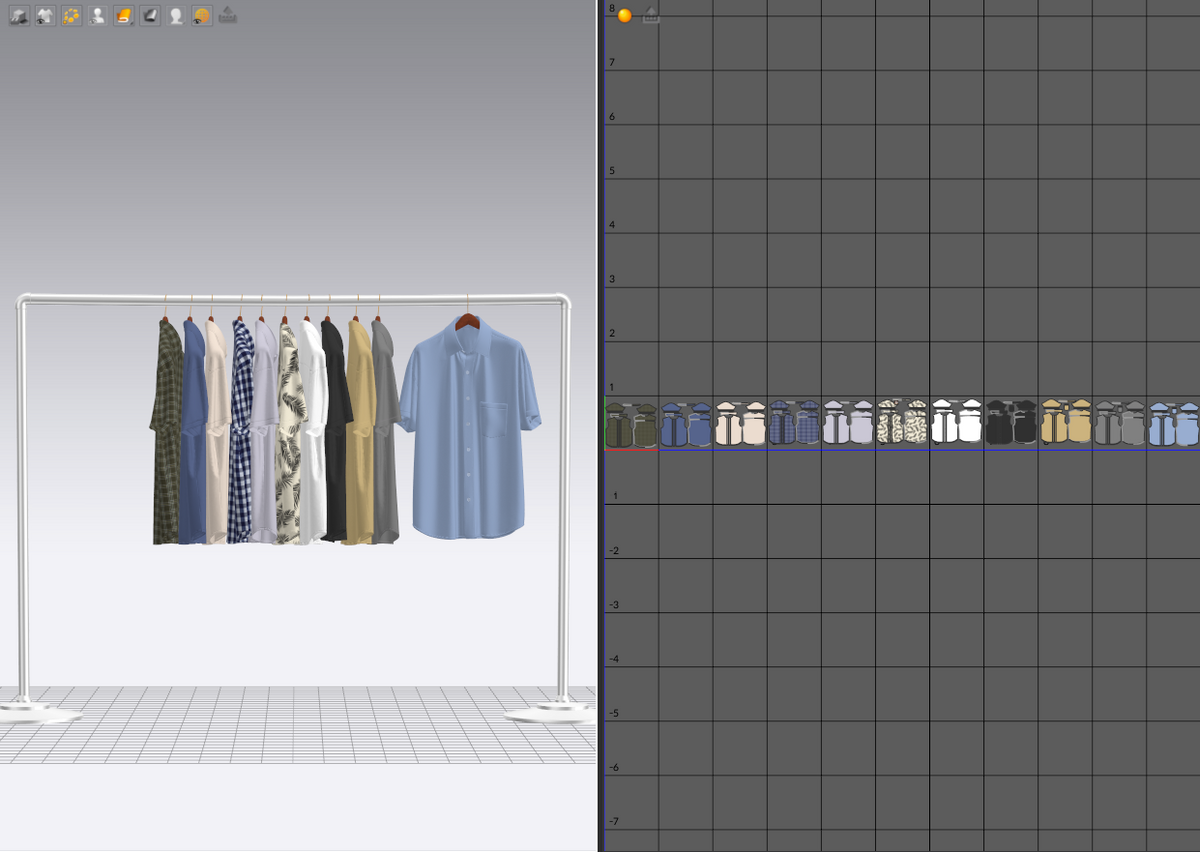 Shirt On Steel Hanger 3d Model Marvelous Designer-Clo3d-fbx-obj-Zprj
