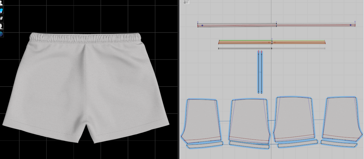 Heavy Fleece Soccer Short 3d Model Marvelous Designer-Clo3d-fbx-obj-Zprj