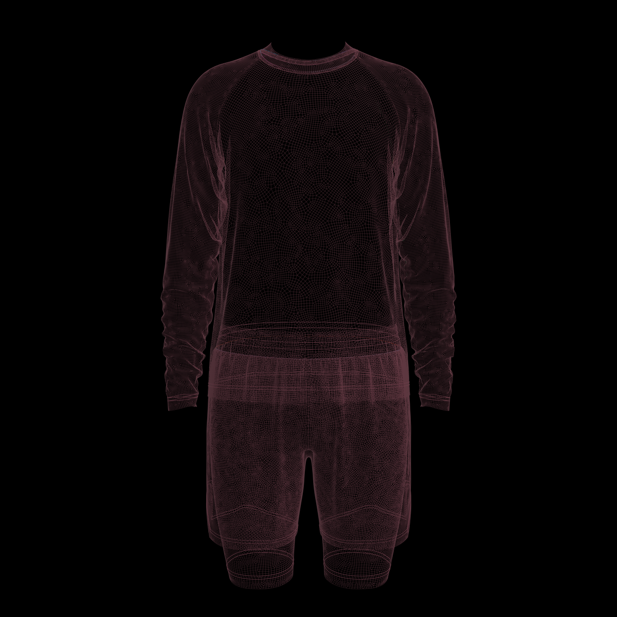 Man Shorts Pant 3d Model Marvelous Designer-Clo3d-fbx-obj-Zprj