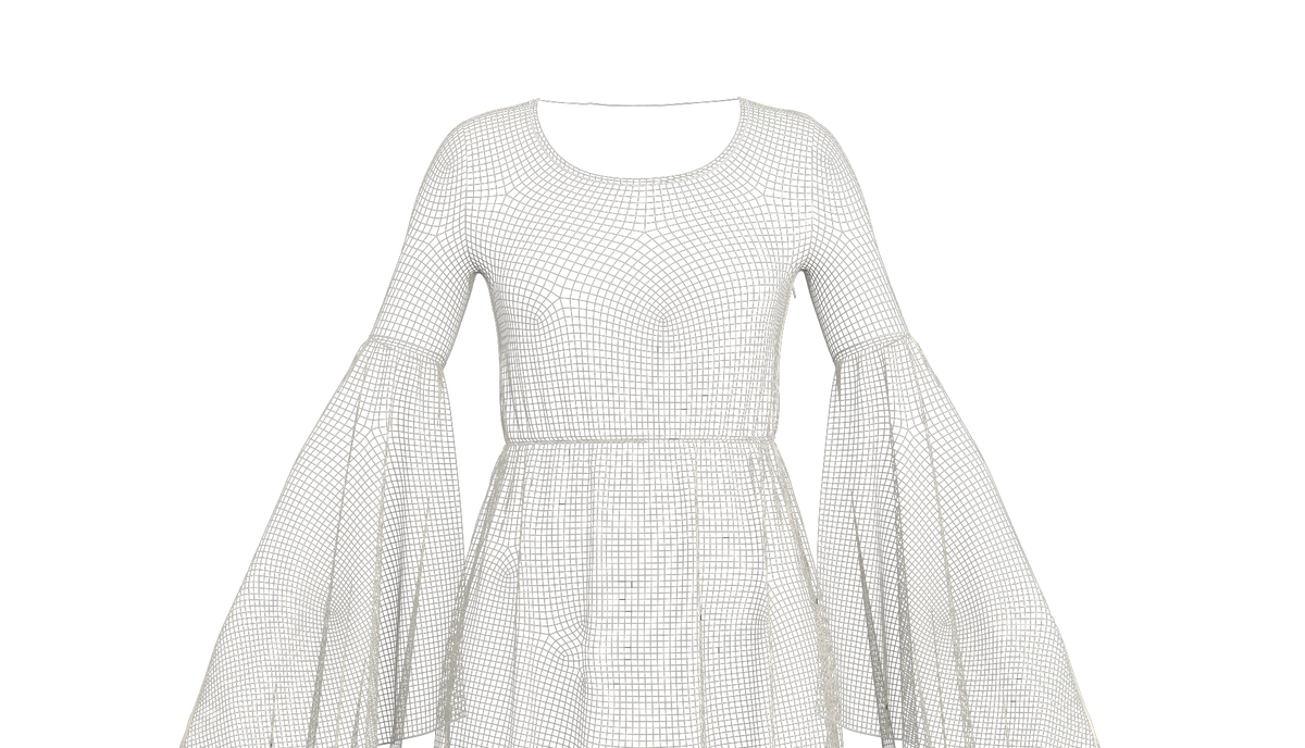 Elf Dress 3d Model Marvelous Designer-Clo3d-fbx-obj-Zprj
