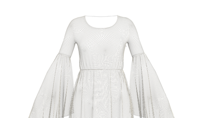 Elf Dress 3d Model Marvelous Designer-Clo3d-fbx-obj-Zprj