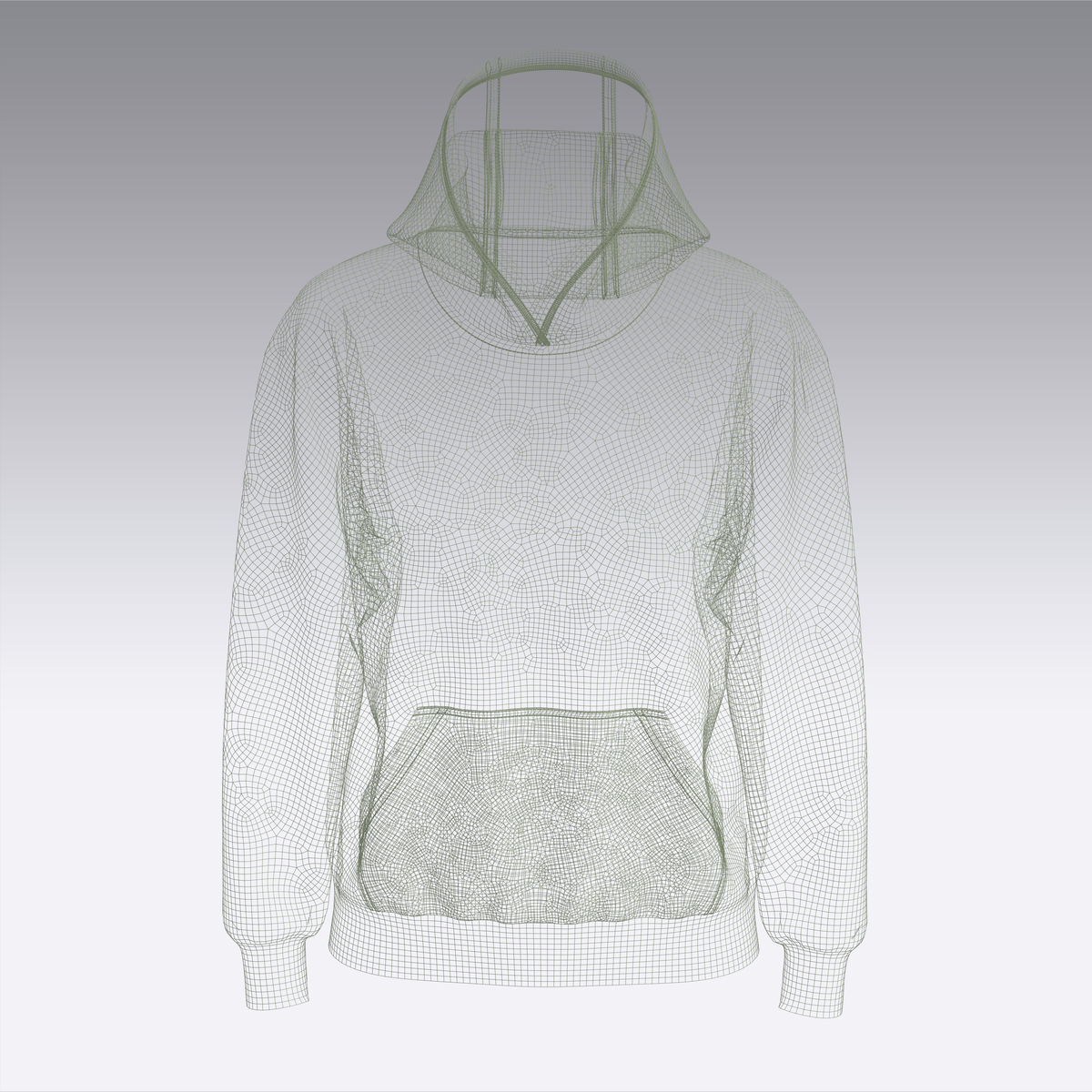 Women's Loose Fit Set-In Sleeve Hoodie 3d Model Marvelous Designer-Clo3d-fbx-obj-Zprj
