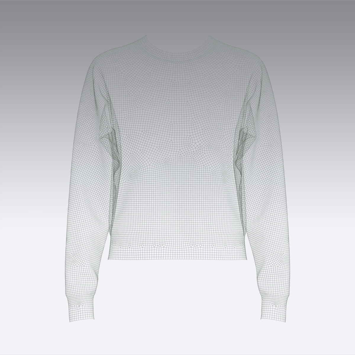 Female Cropped Sweater 3d Model Marvelous Designer-Clo3d-fbx-obj-Zprj