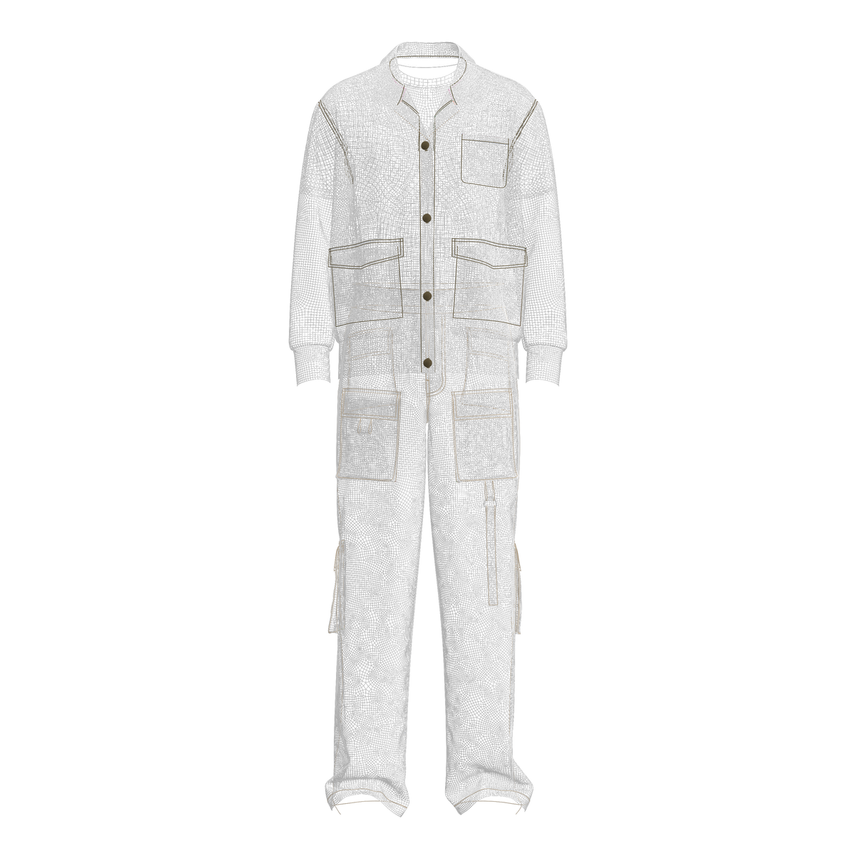 Male Outfit 3d Model Marvelous Designer-Clo3d-fbx-obj-Zprj