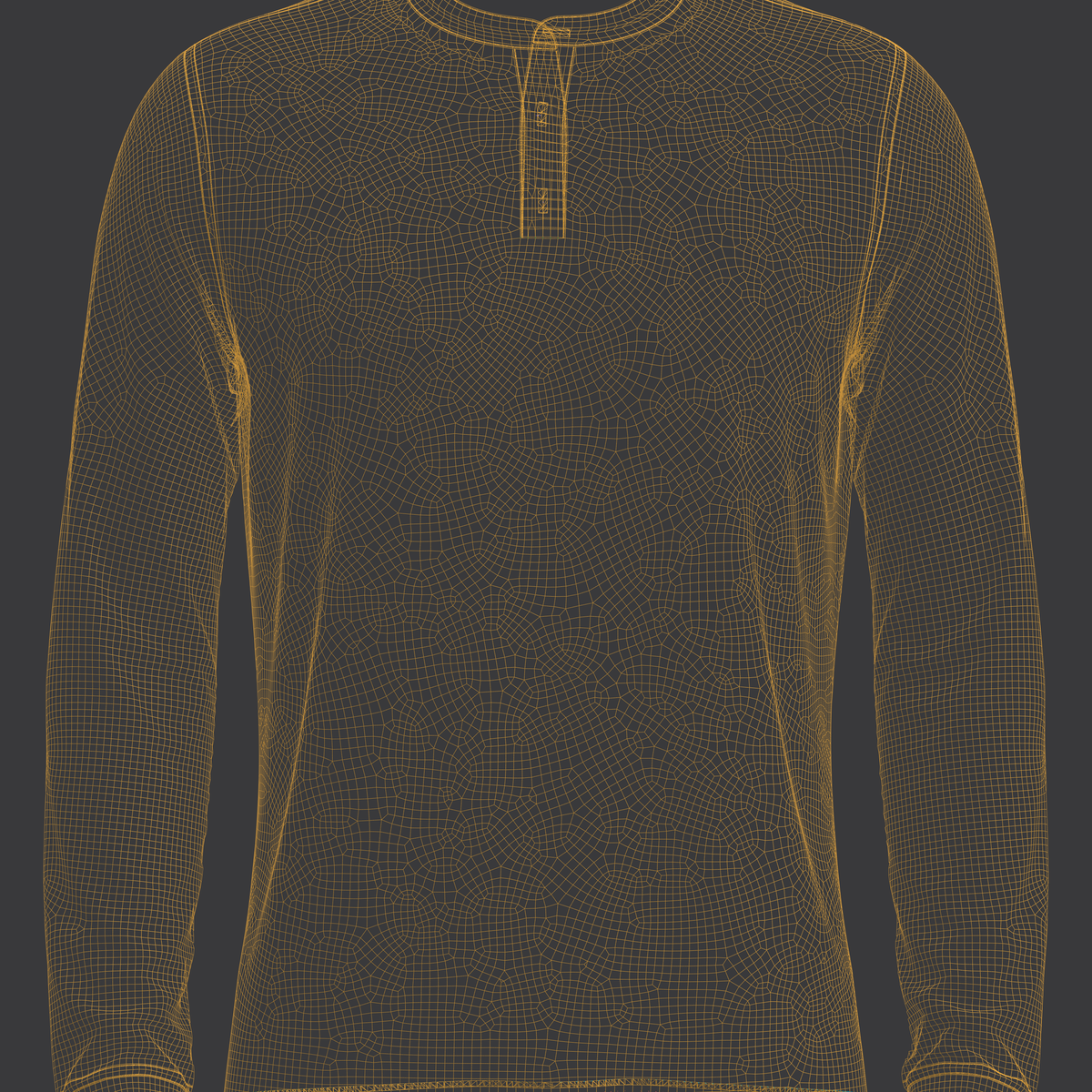 Men's Mandarin Collar Jersey 3d Model Marvelous Designer-Clo3d-fbx-obj-Zprj