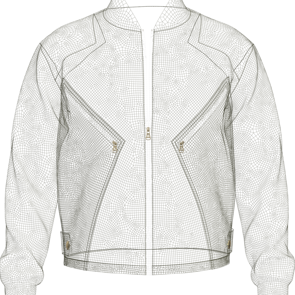 Men's Bomber Jacket 3d Model Marvelous Designer-Clo3d-fbx-obj-Zprj