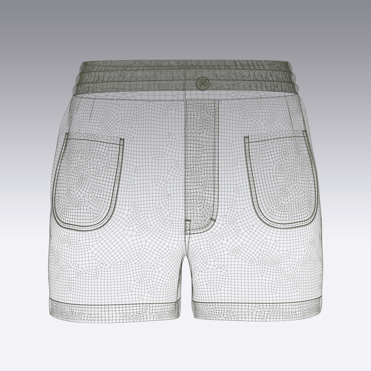 Women's Shorts 3d Model Marvelous Designer-Clo3d-fbx-obj-Zprj