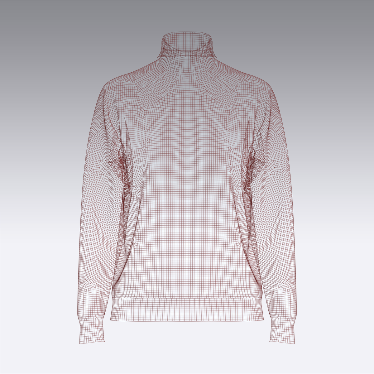 Female High Neck Sweater 3d Model Marvelous Designer-Clo3d-fbx-obj-Zprj