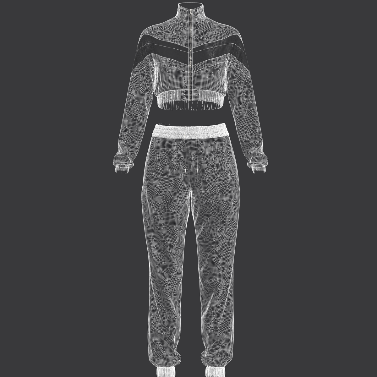 Women's Active Wear 3d Model Marvelous Designer-Clo3d-fbx-obj-Zprj