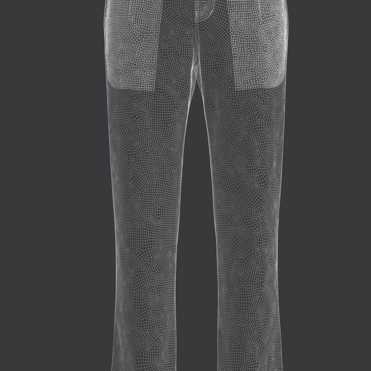 Men's Pant 3d Model Marvelous Designer-Clo3d-fbx-obj-Zprj