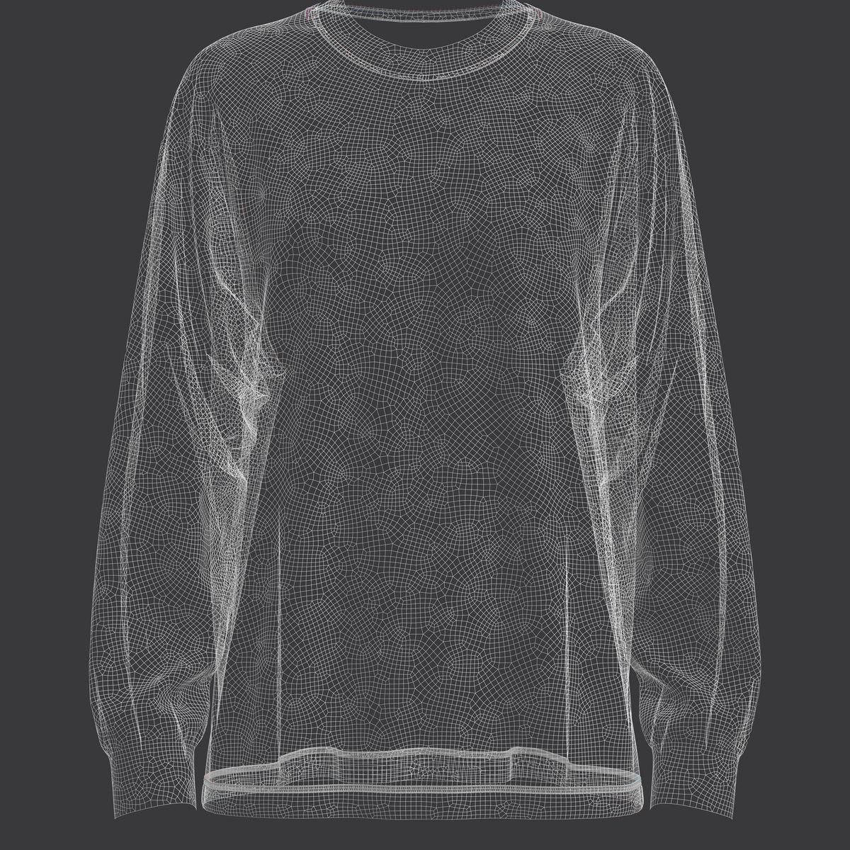 Women's Oversized T-Shirt 3d Model Marvelous Designer-Clo3d-fbx-obj-Zprj