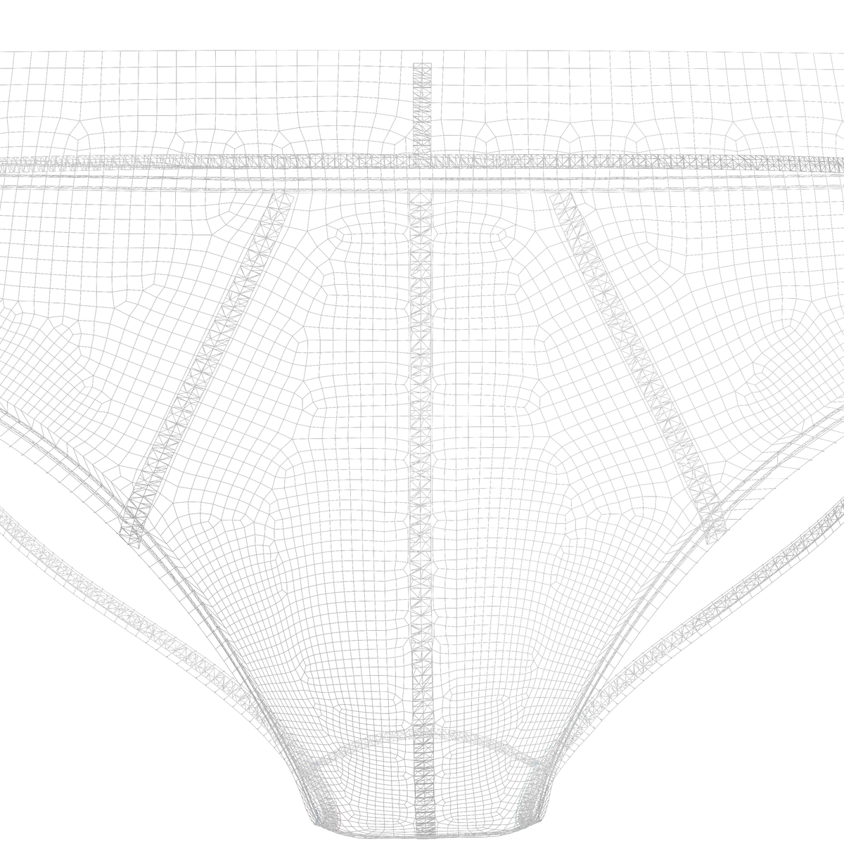 Men's Brief 3d Model Marvelous Designer-Clo3d-fbx-obj-Zprj