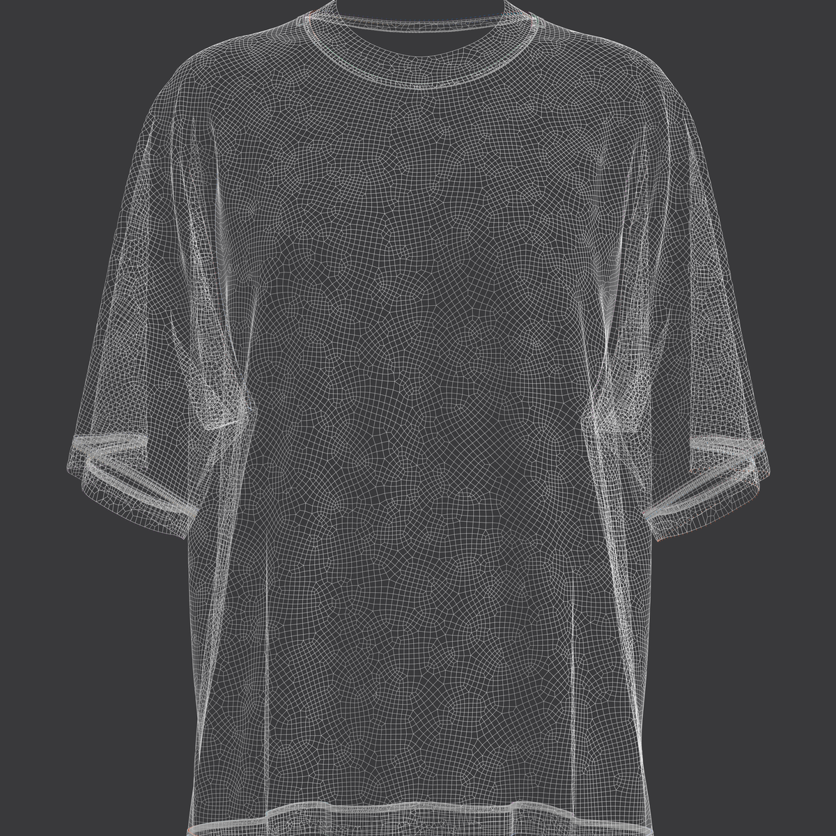 Women's Oversized T-Shirt 3d Model Marvelous Designer-Clo3d-fbx-obj-Zprj