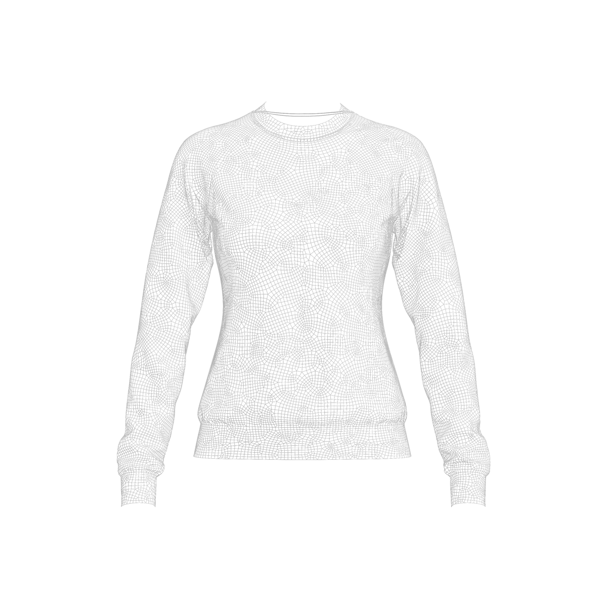 Women's Raglan Sweatshirt 3d Model Marvelous Designer-Clo3d-fbx-obj-Zprj