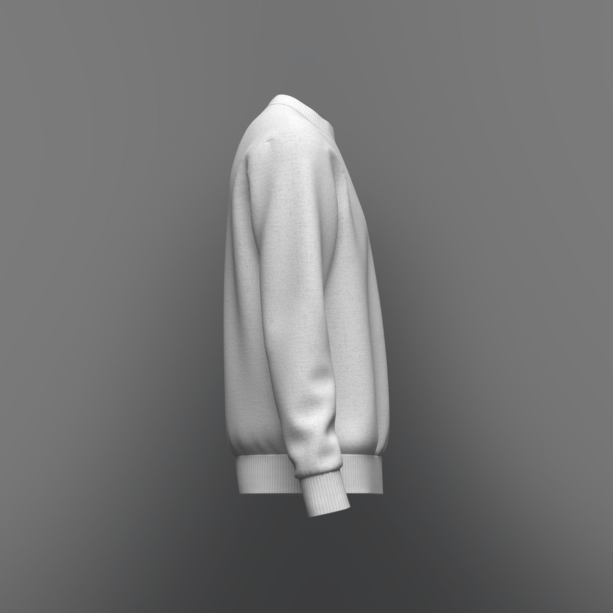Men Sweatshirt 3d Model Marvelous Designer-Clo3d-fbx-obj-Zprj