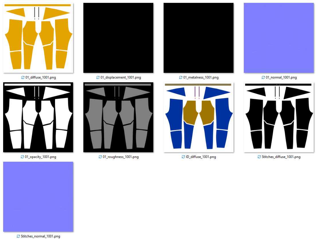 Men's Jogger 3d Model Marvelous Designer-Clo3d-fbx-obj-Zprj