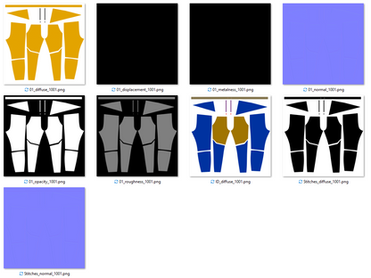 Men's Jogger 3d Model Marvelous Designer-Clo3d-fbx-obj-Zprj