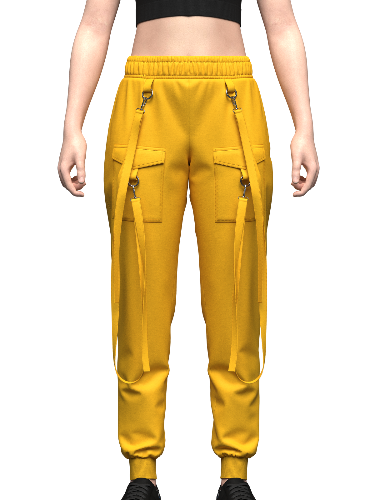 Women's Cargo Pant And Top 3d Model Marvelous Designer-Clo3d-fbx-obj-Zprj