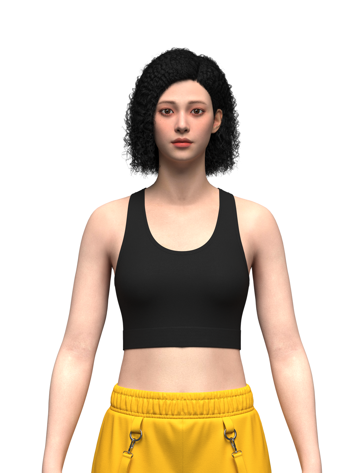 Women's Cargo Pant And Top 3d Model Marvelous Designer-Clo3d-fbx-obj-Zprj