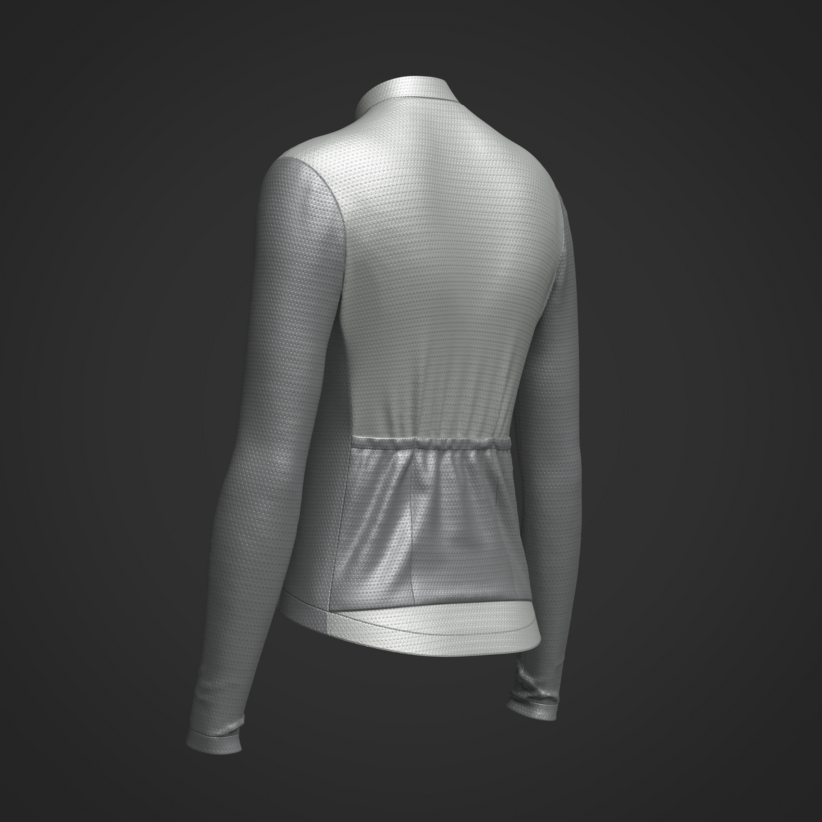 Women full Sleeve Cycling Jersey 3d Model Marvelous Designer-Clo3d-fbx-obj-Zprj
