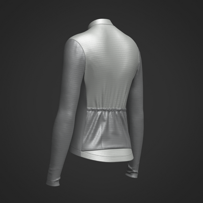 Women full Sleeve Cycling Jersey 3d Model Marvelous Designer-Clo3d-fbx-obj-Zprj
