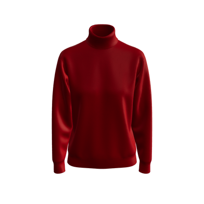 Female High Neck Sweater 3d Model Marvelous Designer-Clo3d-fbx-obj-Zprj