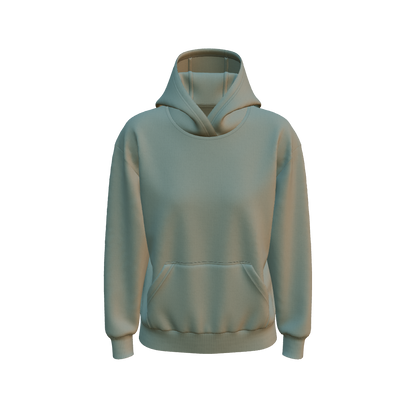 Women's Loose Fit Set-In Sleeve Hoodie 3d Model Marvelous Designer-Clo3d-fbx-obj-Zprj
