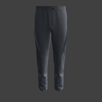 Male Motorcycle Pant 3d Model Marvelous Designer-Clo3d-fbx-obj-Zprj