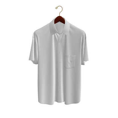 Men Loose Fit Half Slv Shirt On Hanger 3d Model Marvelous Designer-Clo3d-fbx-obj-Zprj