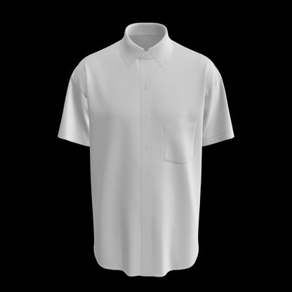 Men's Loose Fit Half Slv Shirt 3d Model Marvelous Designer-Clo3d-fbx-obj-Zprj