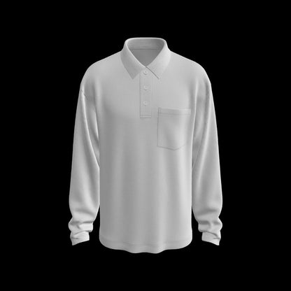 Men's Oversized Polo 3d Model Marvelous Designer-Clo3d-fbx-obj-Zprj