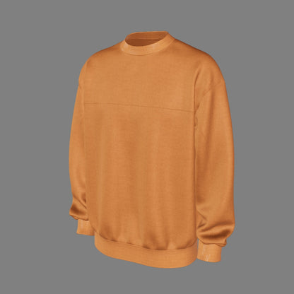 Men's Sweartshirt 3d Model Marvelous Designer-Clo3d-fbx-obj-Zprj