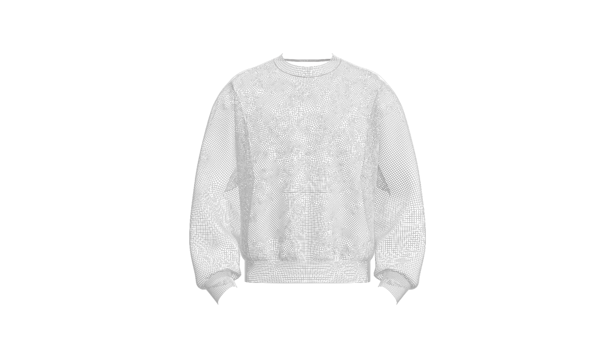 Male Oversized Sweatshirt 3d Model Marvelous Designer-Clo3d-fbx-obj-Zprj