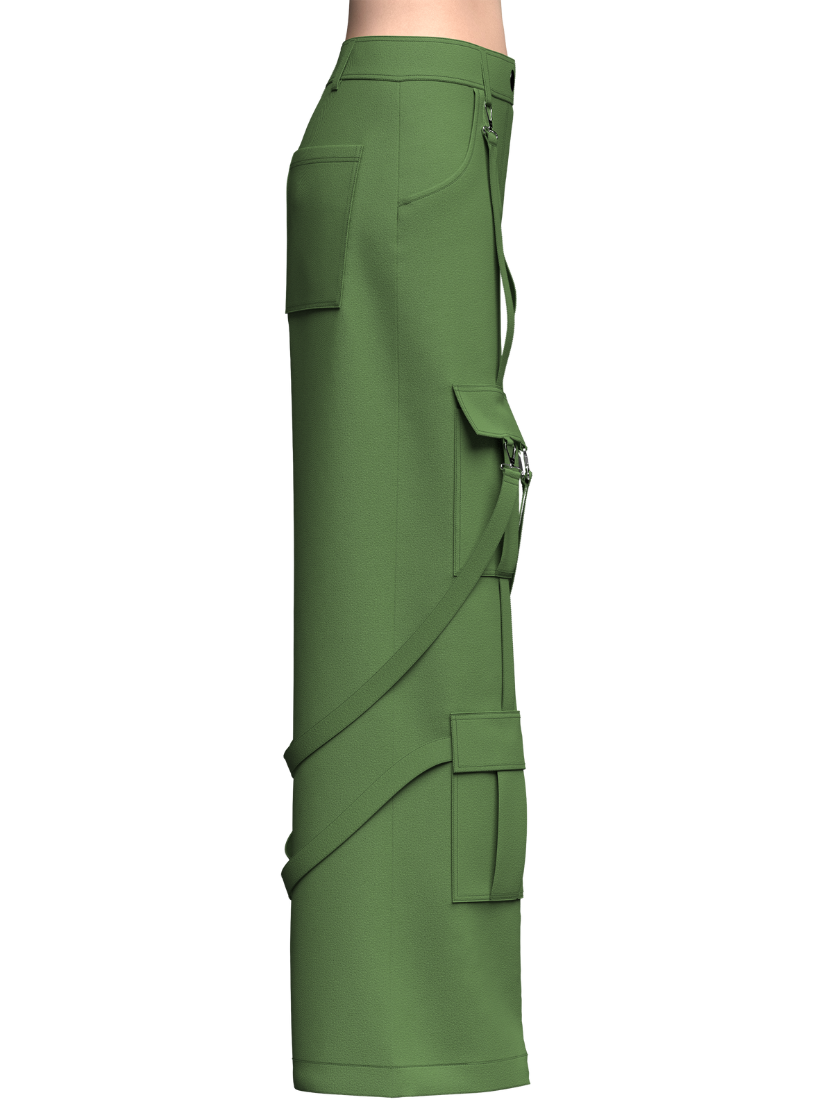Women's Cargo Pant 3d Model Marvelous Designer-Clo3d-fbx-obj-Zprj