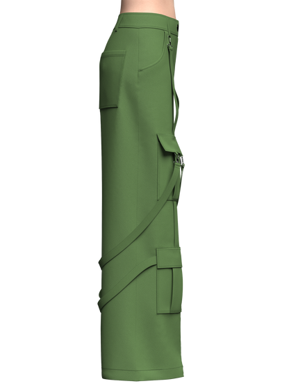 Women's Cargo Pant 3d Model Marvelous Designer-Clo3d-fbx-obj-Zprj
